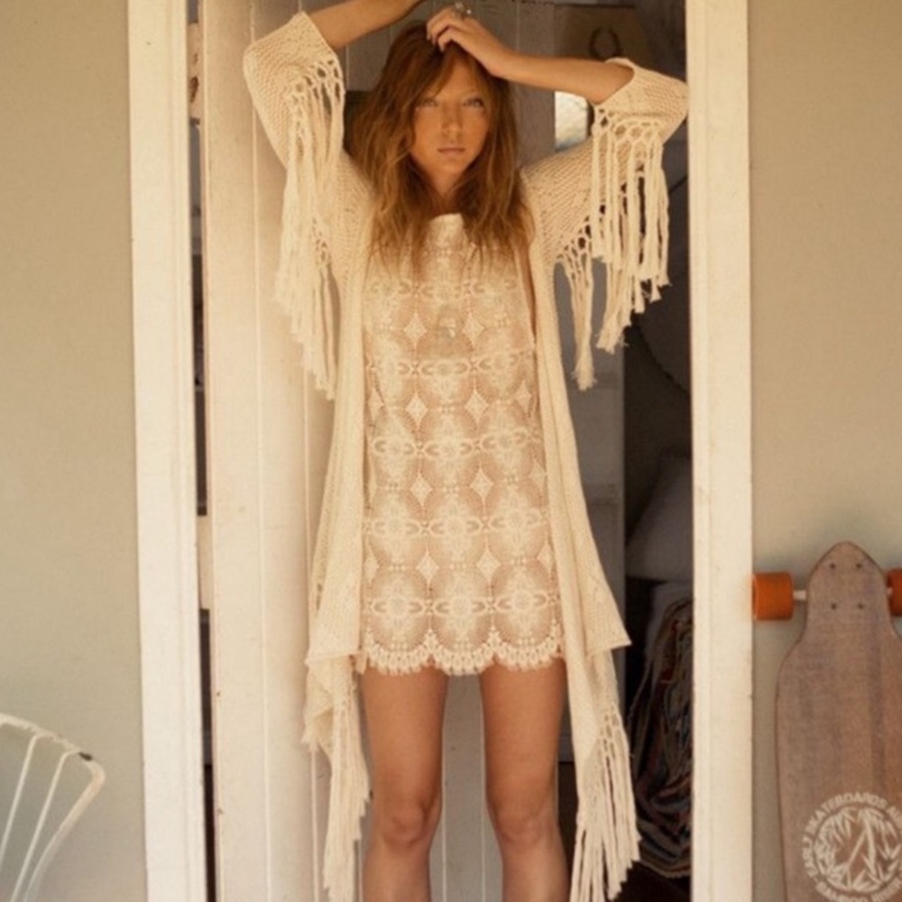 Spell Lola dress in Cream